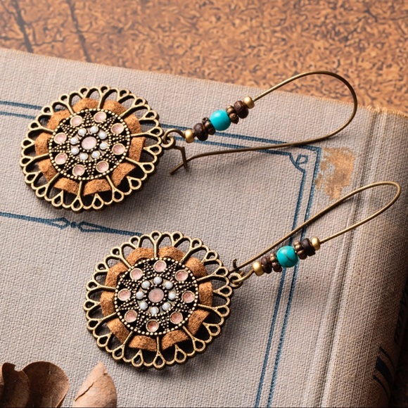 Any 2/$20! Gold Beaded Boho Threader Earrings - Picture 2 of 7